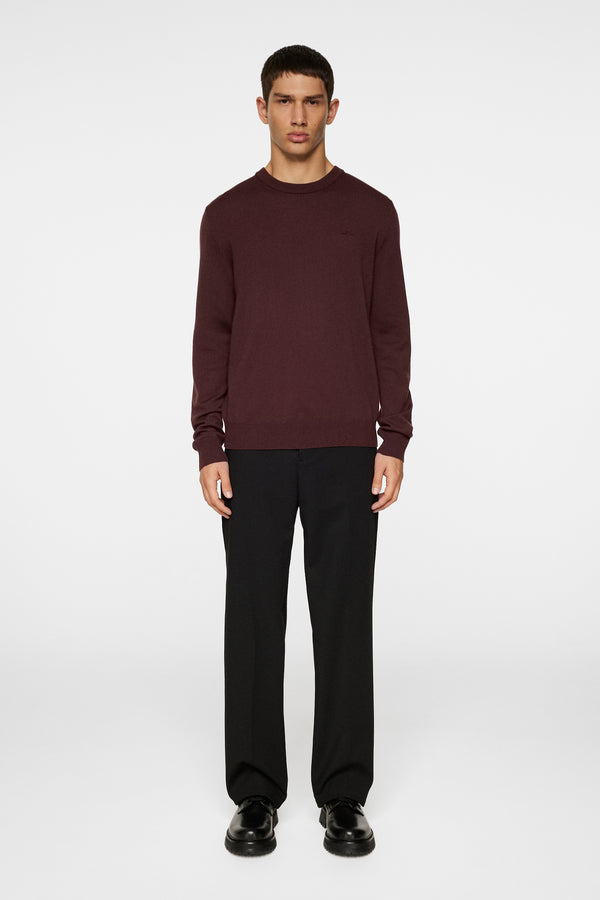 J.lindeberg Keane Merino Crew Neck Huckleberry