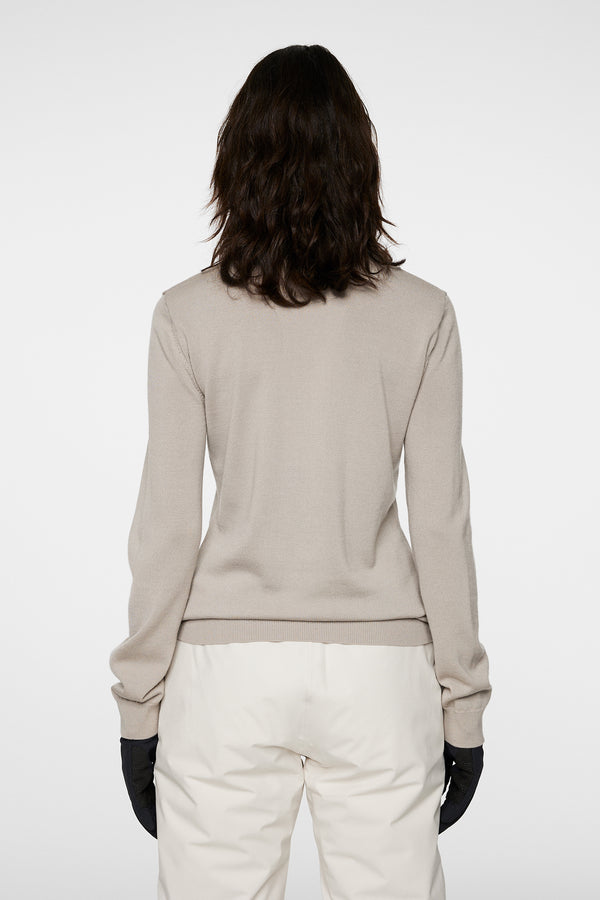 J.lindeberg Kelby Knitted Sweater Moonbeam
