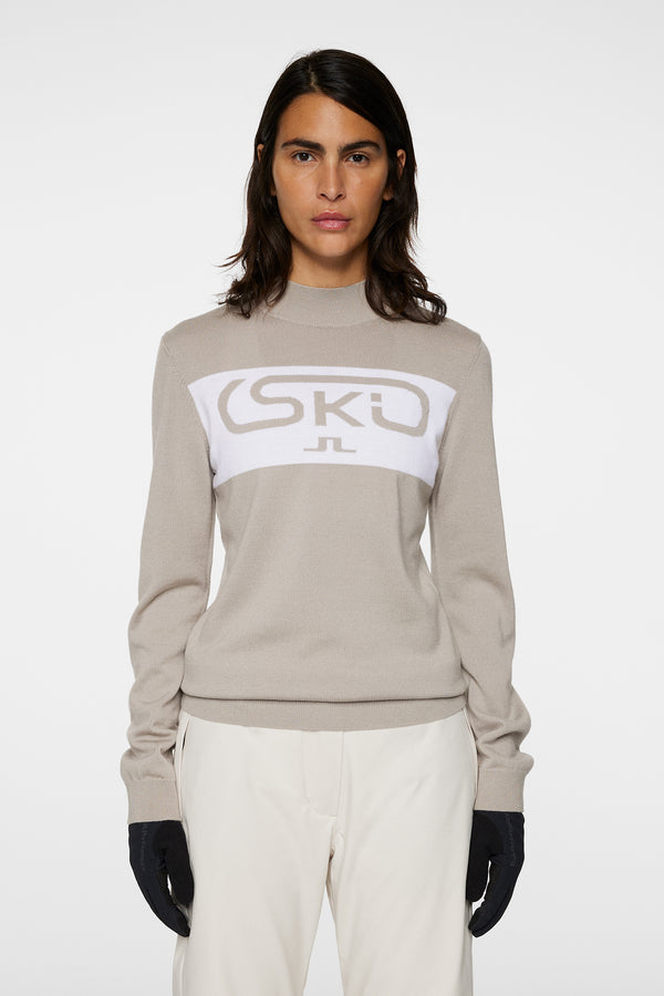 j.lindeberg Kelby Knitted Sweater Moonbeam