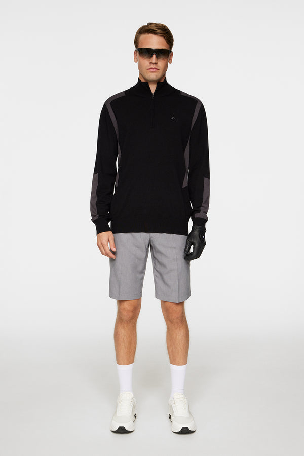 J.lindeberg Kendrick Knitted Zip Sweater Black