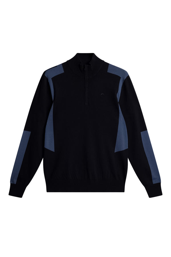 J.lindeberg Kendrick Knitted Zip Sweater JL Navy