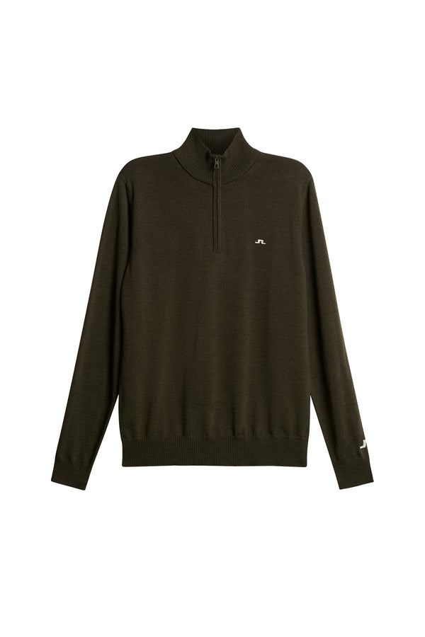 J.lindeberg Kian Zipped Sweater Forest Green