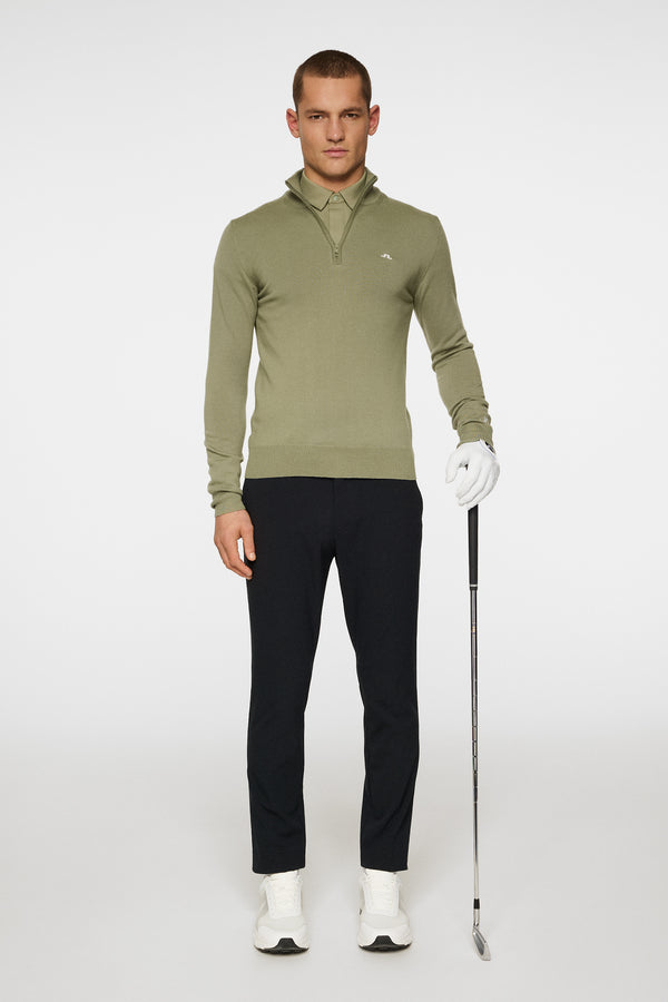 J.lindeberg Kian Zipped Sweater Oil Green