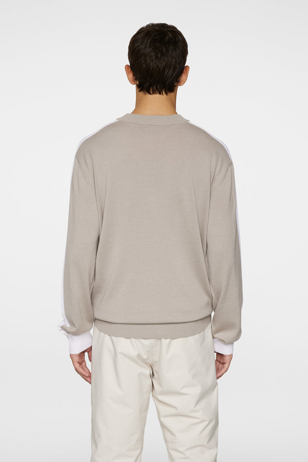 J.lindeberg Kirby Knitted Sweater Moonbeam