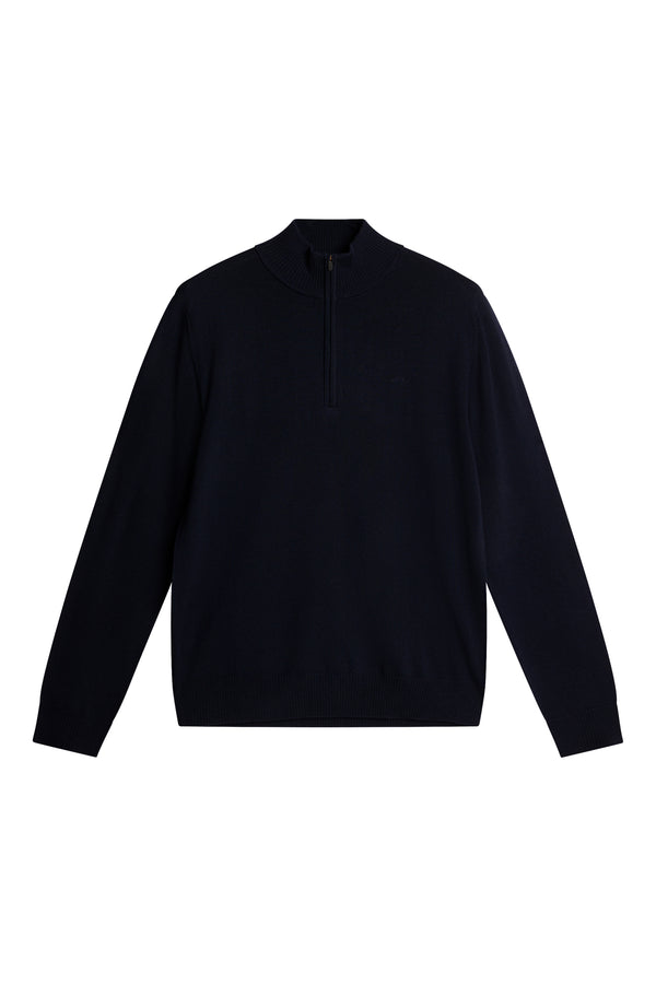 J.lindeberg Kiyan Merino Quarter Zip JL Navy