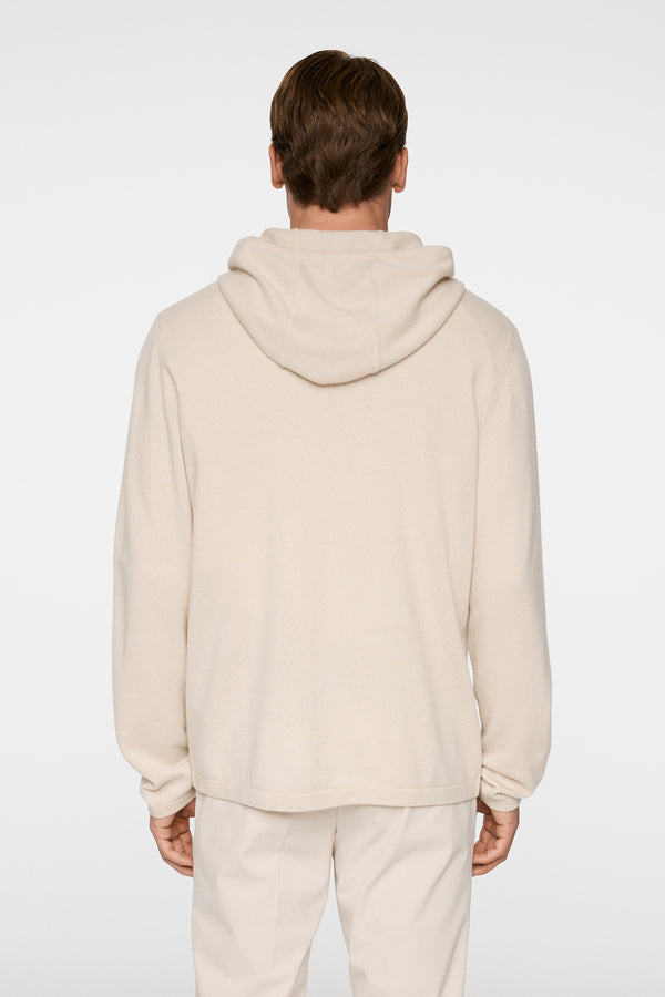 J.lindeberg Kolton Cashmere Hoodie Moonbeam