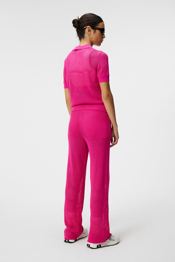 J.lindeberg Korine Knitted Pant Fuchsia Purple