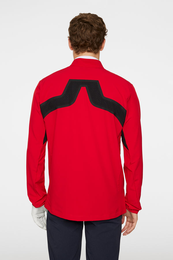 J.lindeberg KV Hybrid Golf Jacket Barbados Cherry