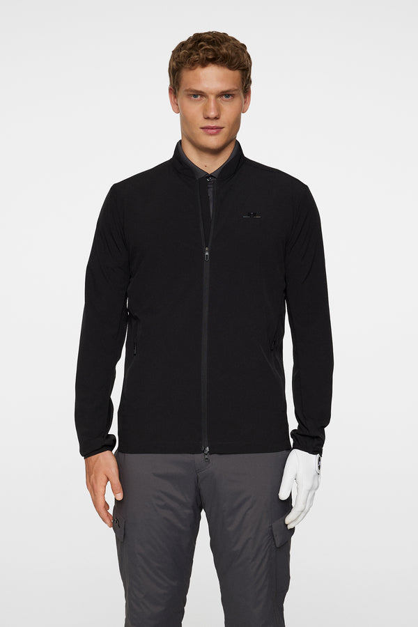 j.lindeberg KV Hybrid Golf Jacket Black
