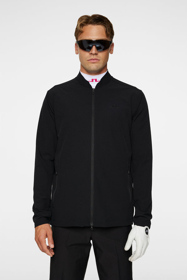 j.lindeberg KV Hybrid Golf Jacket Black