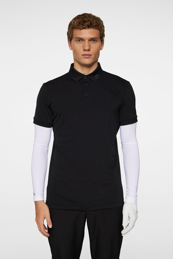 j.lindeberg KV Print Polo Black