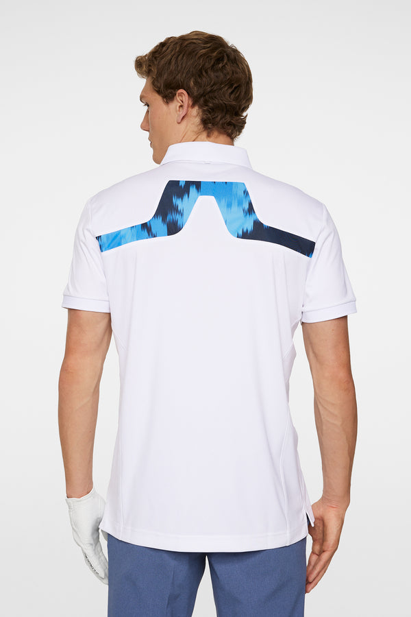 J.lindeberg KV Print Polo White