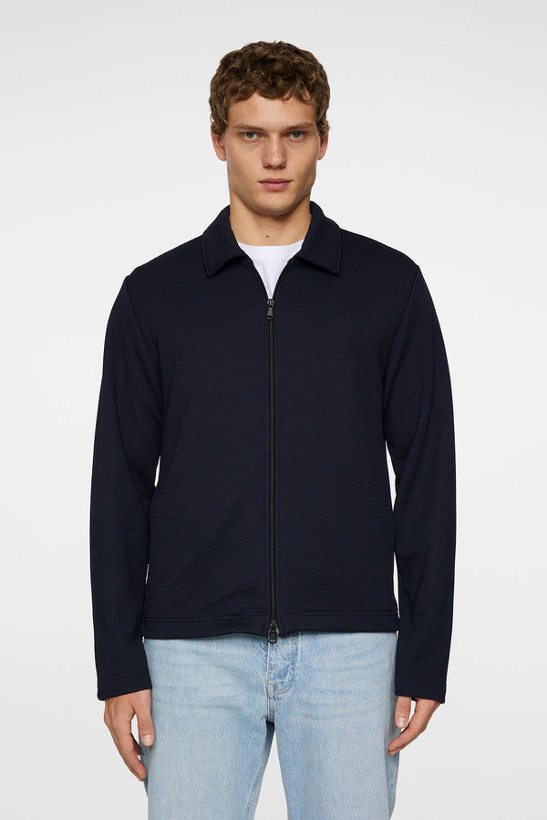 j.lindeberg Lansa Jersey Zip Jacket JL Navy