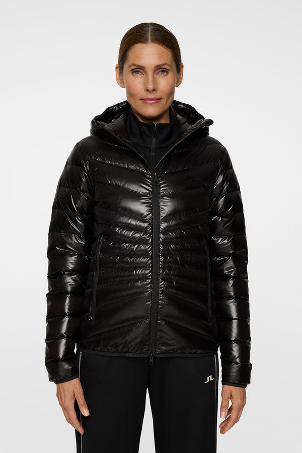 j.lindeberg Lara Light Down Hood Black