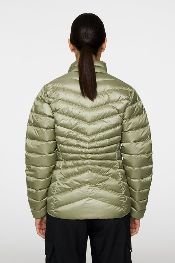 J.lindeberg Lara Light Down Jacket Oil Green