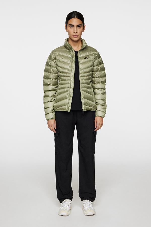J.lindeberg Lara Light Down Jacket Oil Green