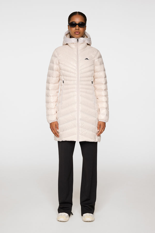 J.lindeberg Lara Light Down Parka Grey Lilac