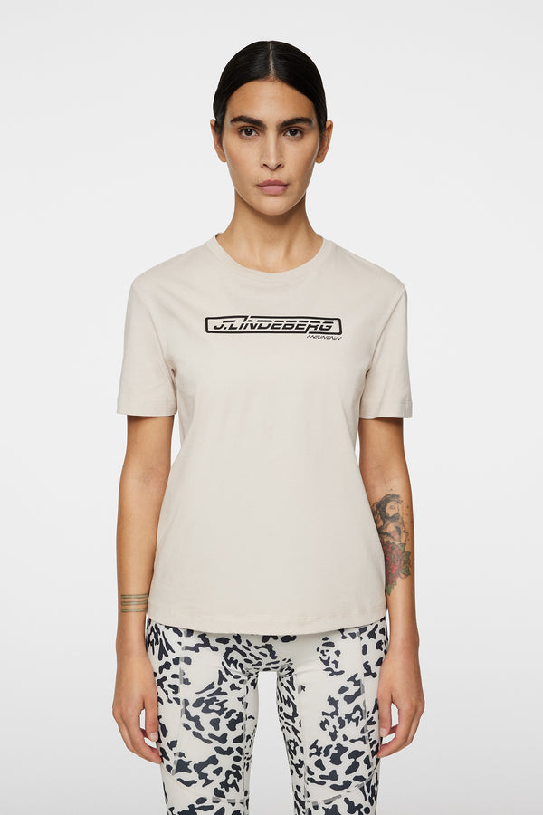 j.lindeberg Laurel T shirt Moonbeam