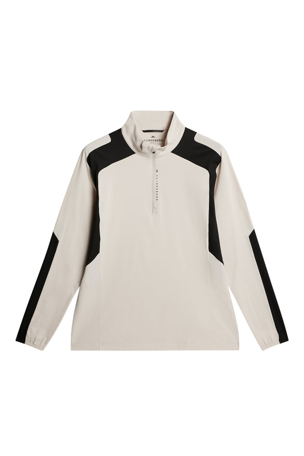 J.lindeberg Leander Quarter Zip Mid Layer Moonbeam