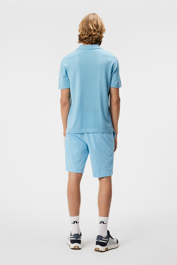 J.lindeberg Lear Knitted Shirt Baltic Sea