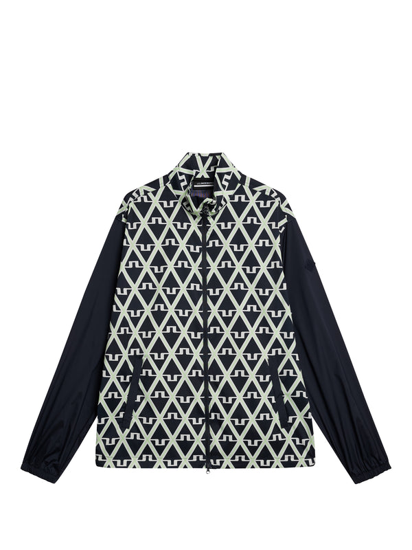 J.lindeberg Lear Printed Wind Jacket Geo JL Navy