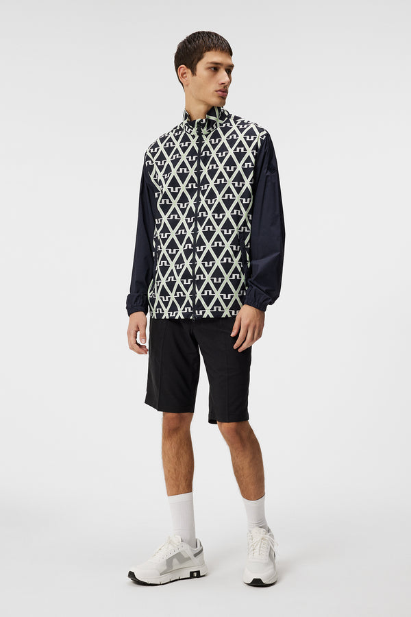 J.lindeberg Lear Printed Wind Jacket Geo JL Navy