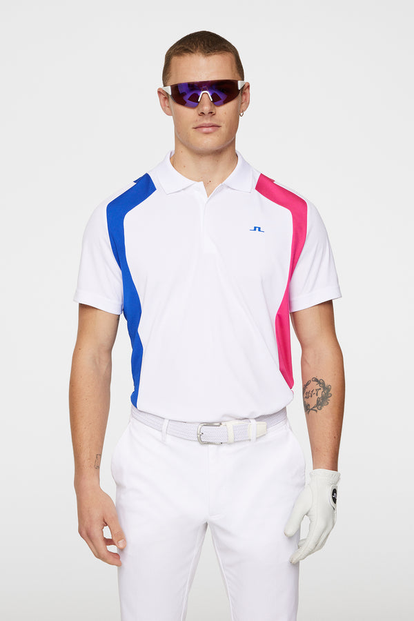 j.lindeberg Legacy Reg Fit Polo White