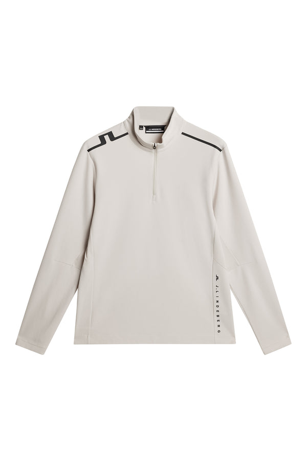 J.lindeberg Leon Quarter Zip Mid Layer Moonbeam
