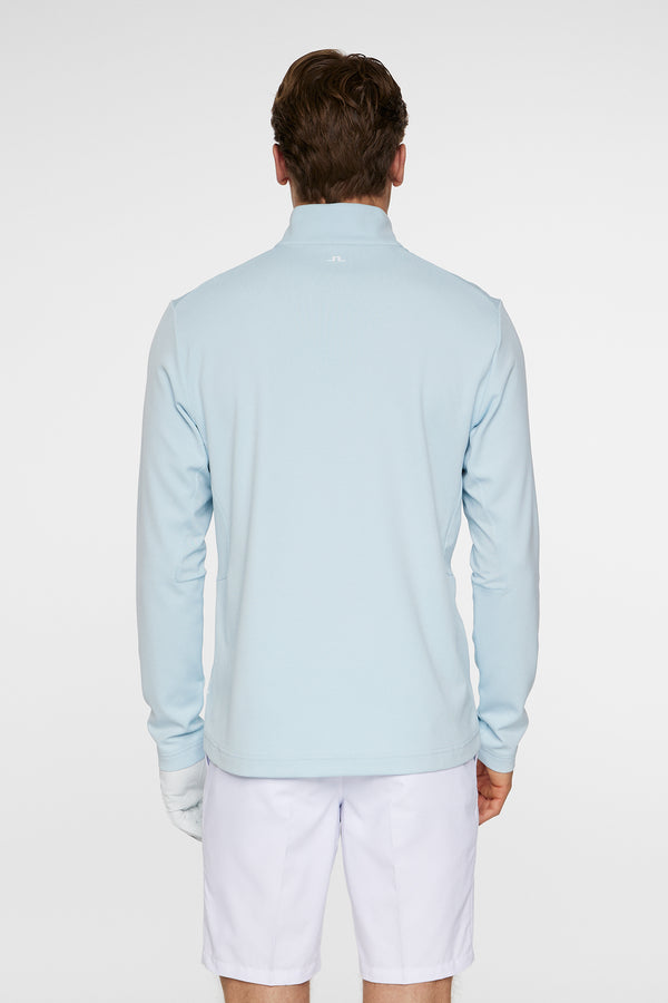 J.lindeberg Leon Quarter Zip Mid Layer Winter Sky