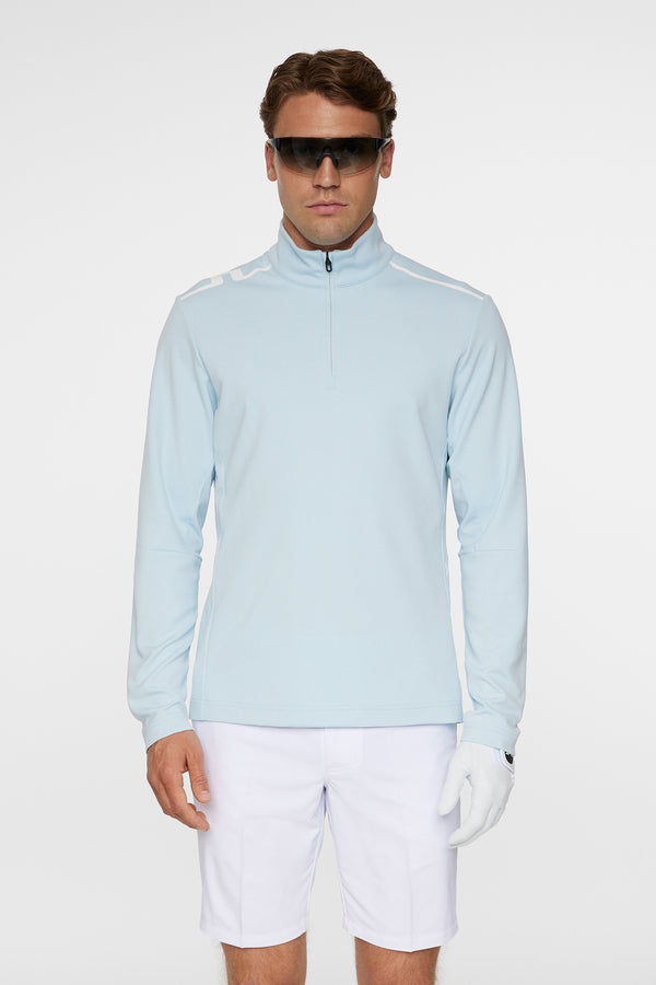j.lindeberg Leon Quarter Zip Mid Layer Winter Sky