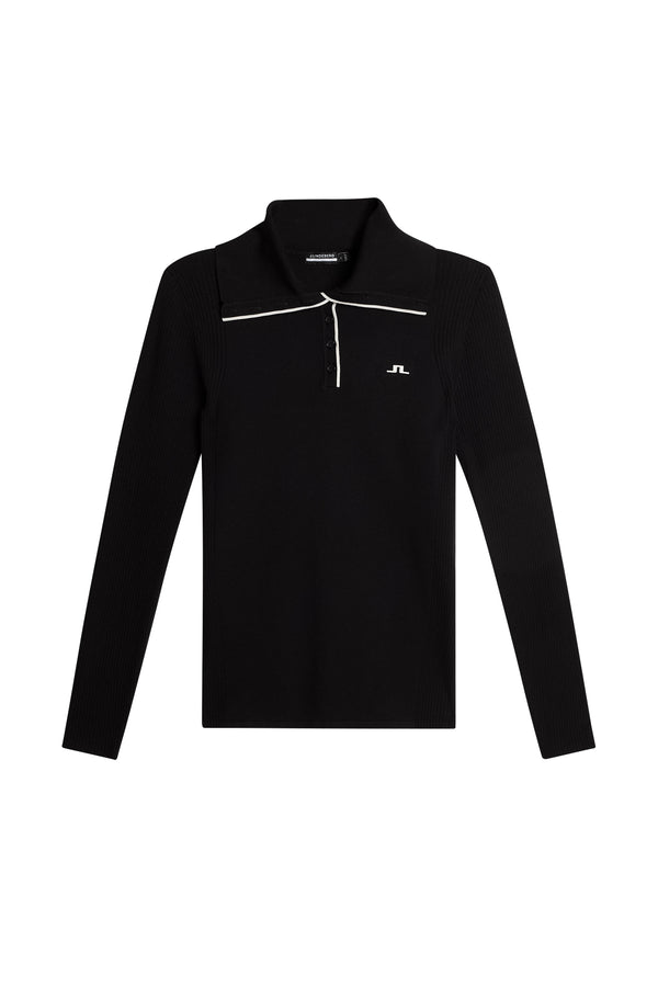 J.lindeberg Leonie Knitted Shirt Black