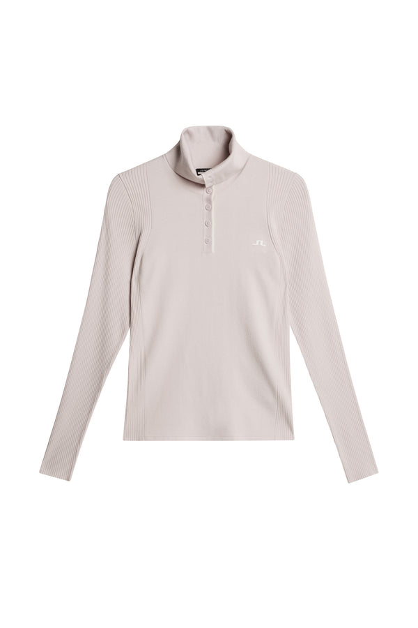 J.lindeberg Leonie Knitted Shirt Grey Lilac