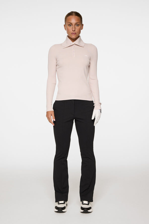 J.lindeberg Leonie Knitted Shirt Grey Lilac