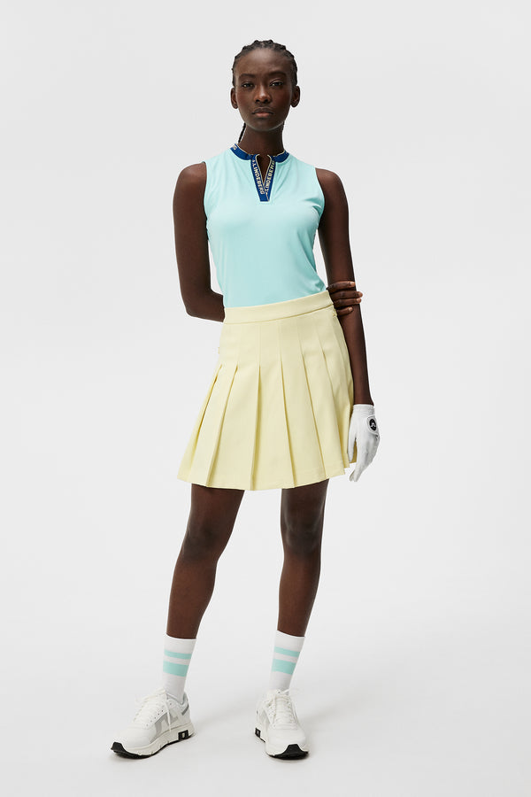 J.lindeberg Leya Sleeveless Top Aruba Blue