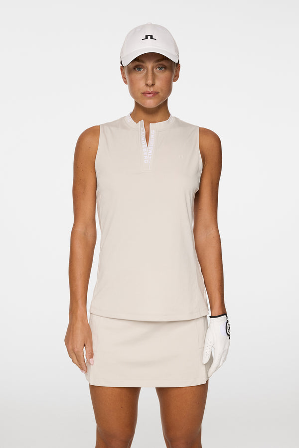 j.lindeberg Leya Sleeveless Top Moonbeam