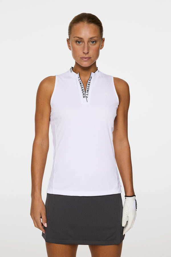 j.lindeberg Leya Sleeveless Top White