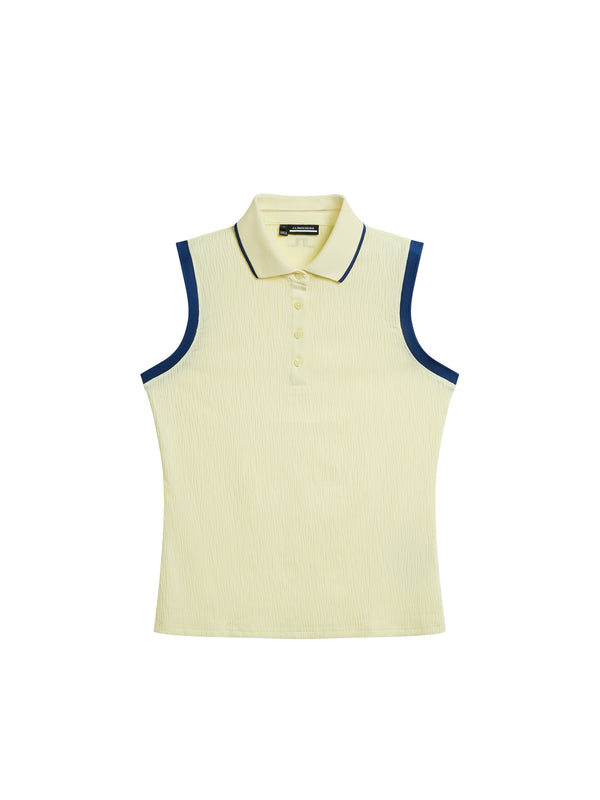 J.lindeberg Lila Sleeveless Top Wax Yellow