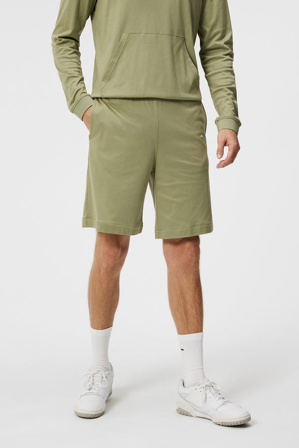 j.lindeberg Logo Shorts Oil Green
