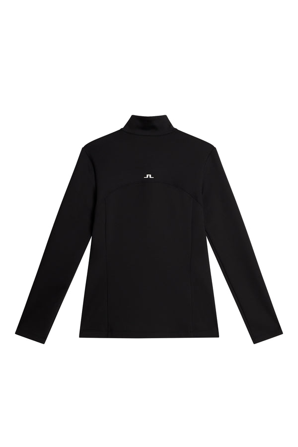 J.lindeberg Lorelei Quarter Zip Mid Layer Black