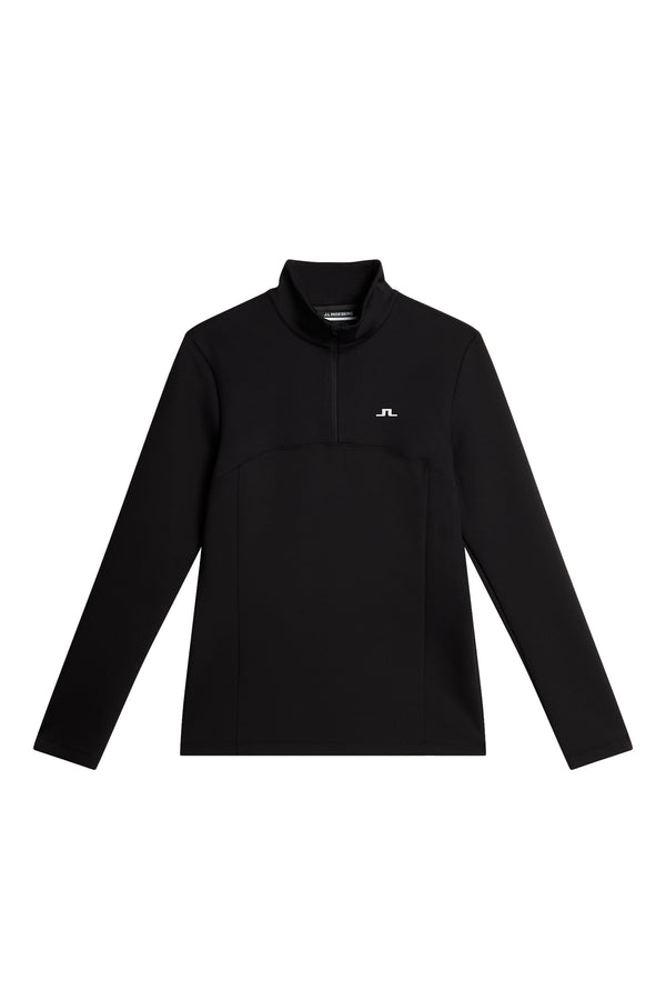 J.lindeberg Lorelei Quarter Zip Mid Layer Black