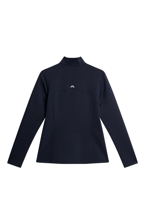 J.lindeberg Lorelei Quarter Zip Mid Layer JL Navy