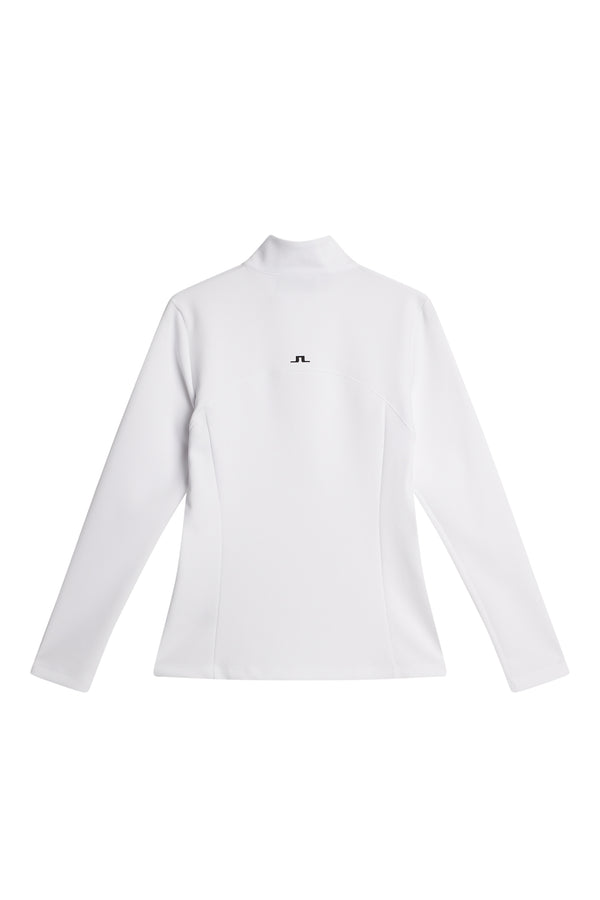 J.lindeberg Lorelei Quarter Zip Mid Layer White