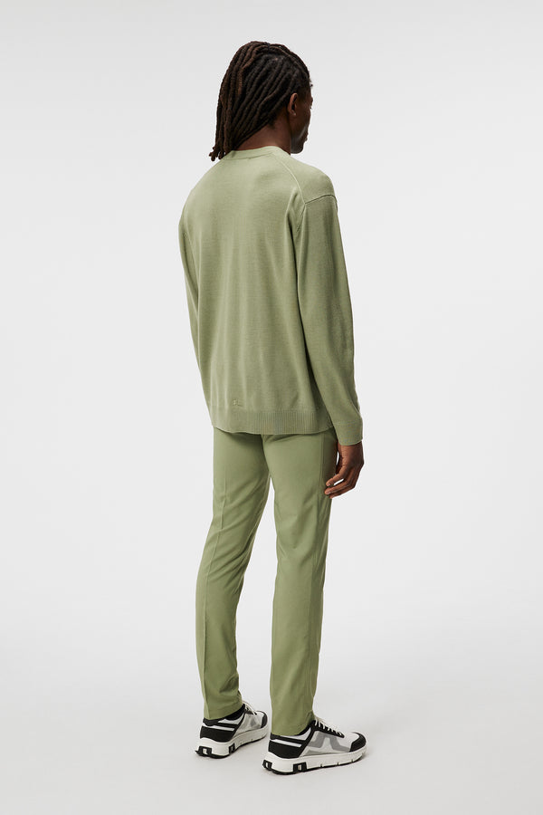 J.lindeberg Lucas Knitted Cardigan Oil Green