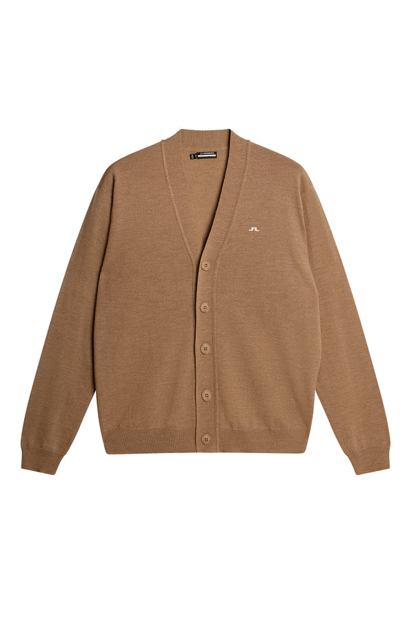 J.lindeberg Lucas Knitted Cardigan Tigers Eye