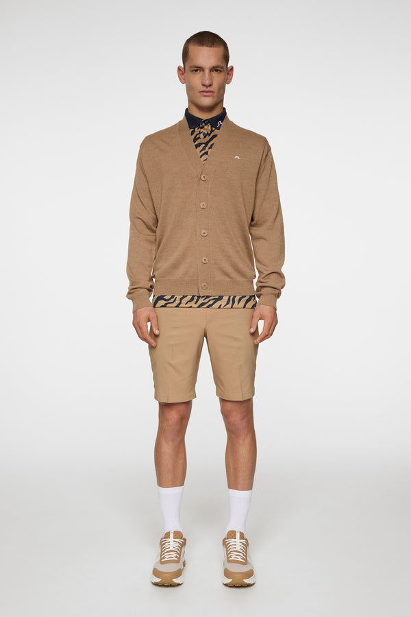 J.lindeberg Lucas Knitted Cardigan Tigers Eye