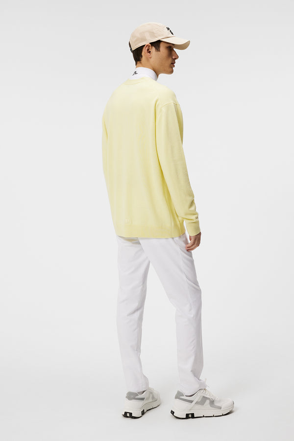 J.lindeberg Lucas Knitted Cardigan Wax Yellow