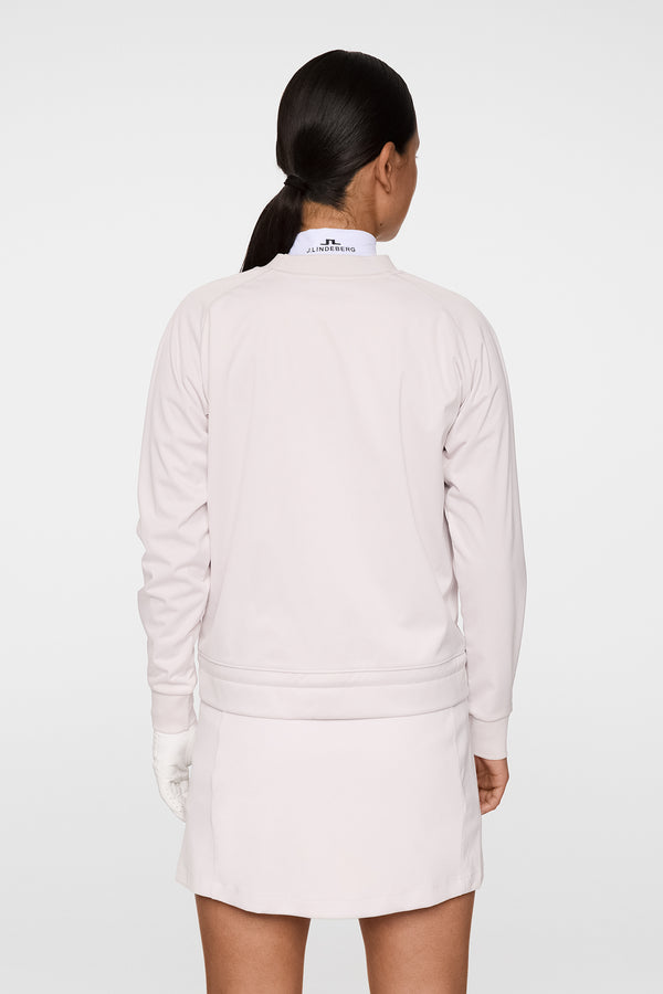 J.lindeberg Lucy Windblock Sweatshirt Grey Lilac