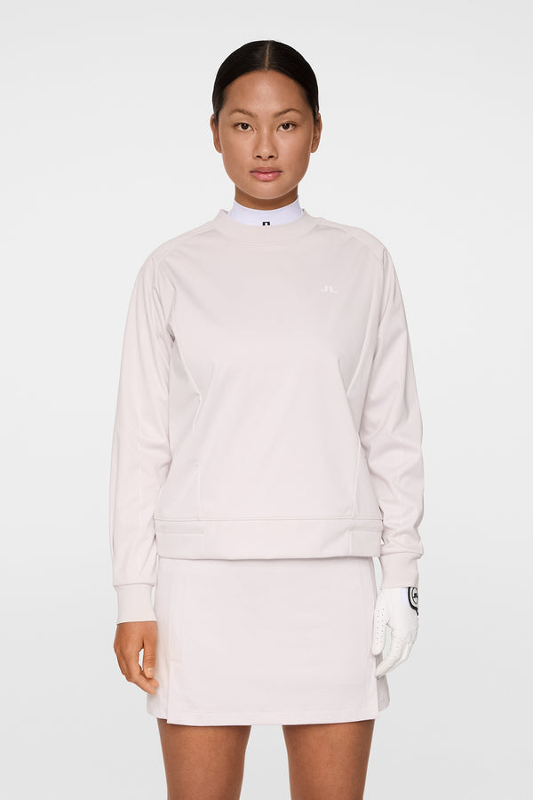 j.lindeberg Lucy Windblock Sweatshirt Grey Lilac