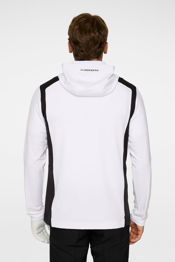 J.lindeberg Lukas Quarter Zip Hood White