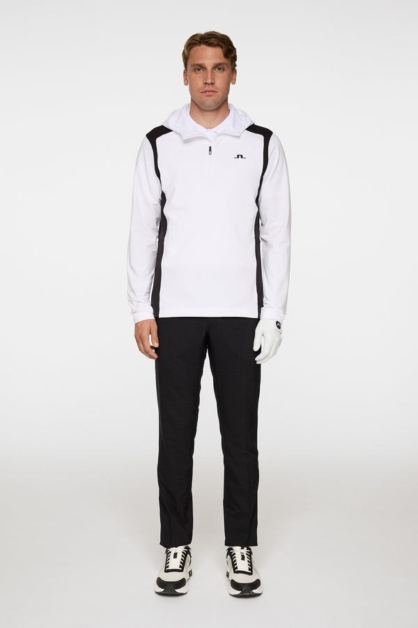 J.lindeberg Lukas Quarter Zip Hood White